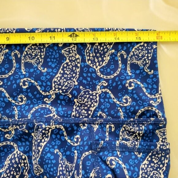 Lilly Pulitzer Luxletics 26" High Rise Leggings, Low Tide Navy, XL - Picture 2 of 14